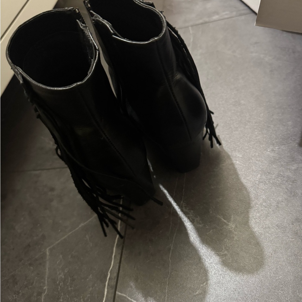 Aldo Fringe Linsey Bootie Black - Picture 6 of 10